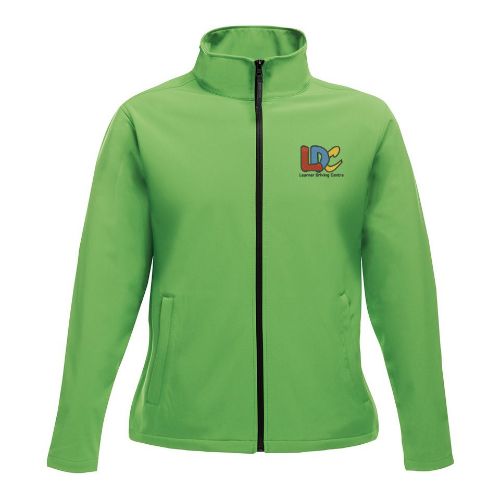 LDC Regatta Professional Women's Ablaze Printable Softshell Extreme Green/Black